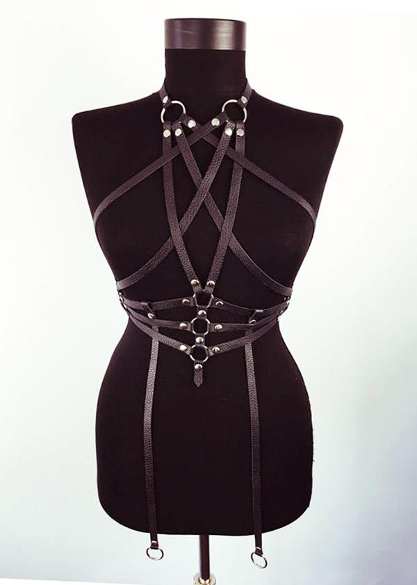 Stylish Leather Thigh Harness