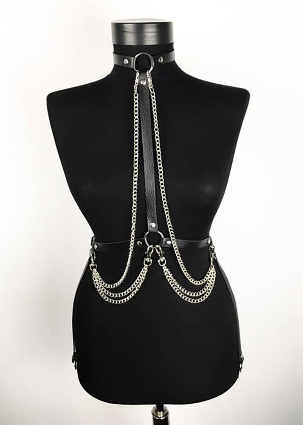 Durable Slave Full-Body Harness for BDSM Enthusiasts