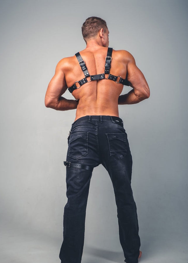 Sleek Kinky Garter Harness for BDSM Enthusiasts