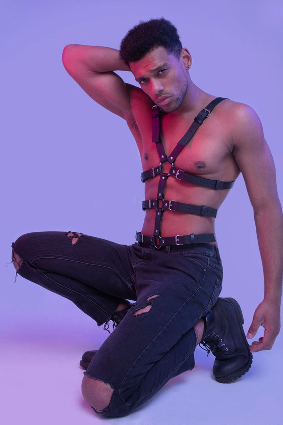 Adjustable Fetish Thigh Harness for Parties