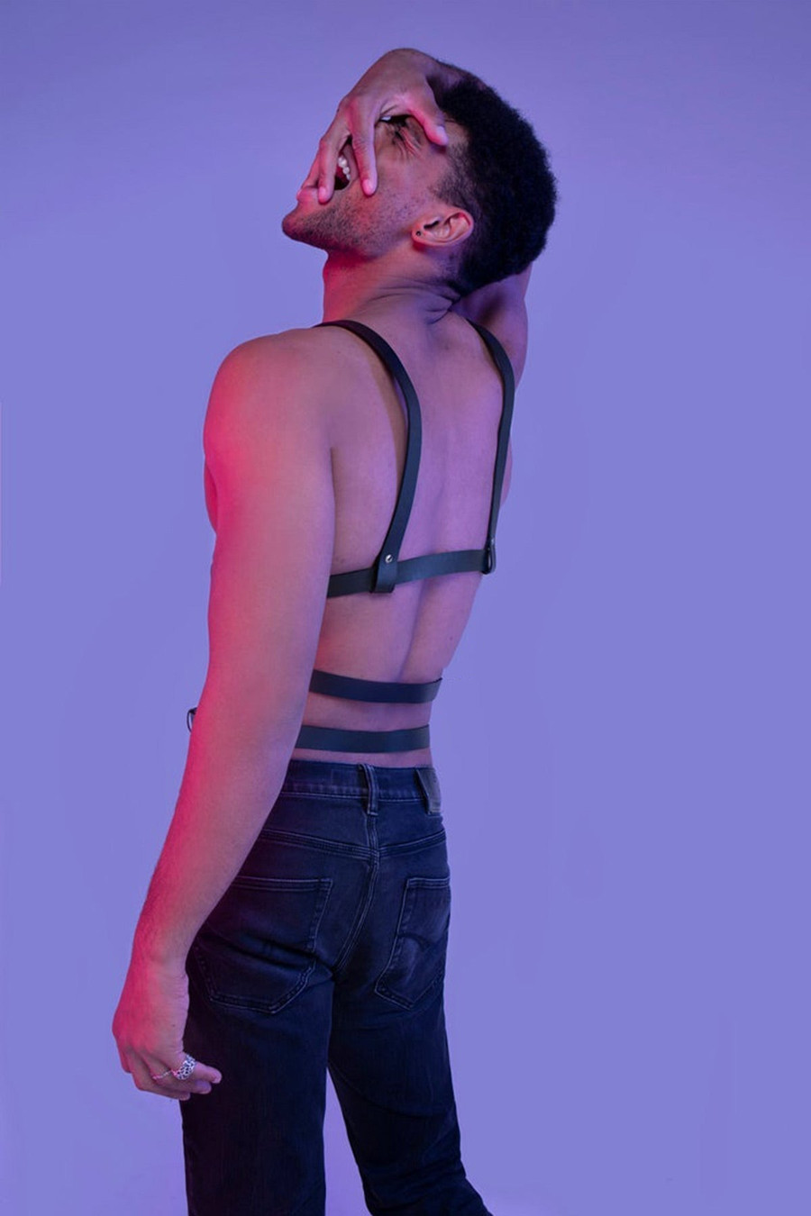 Adjustable Fetish Thigh Harness for Parties