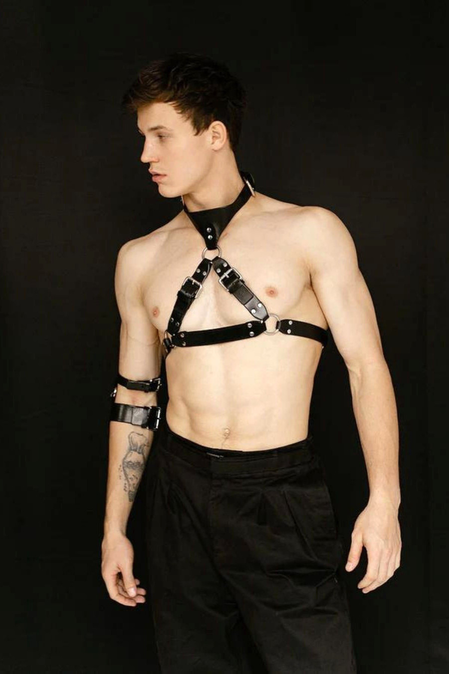 Adjustable Dominatrix Garter Harness
