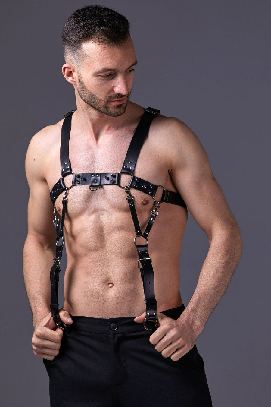 Elite Leather Harness for BDSM Enthusiasts