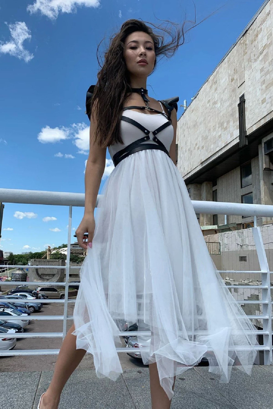 Women's Chest and Waist Harness with Choker