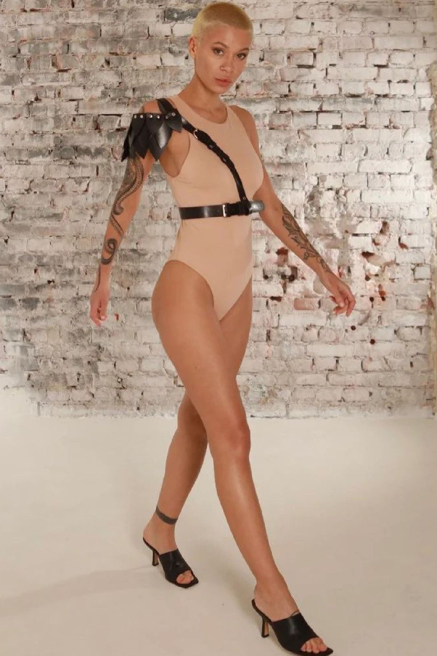 Durable Leather Chest Harness