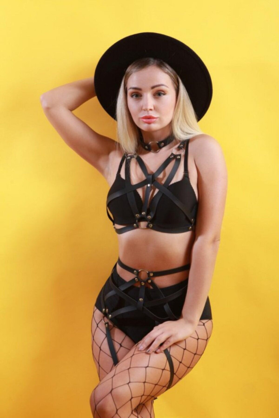 Adjustable Fetish Full-Body Harness for Personal Pleasure