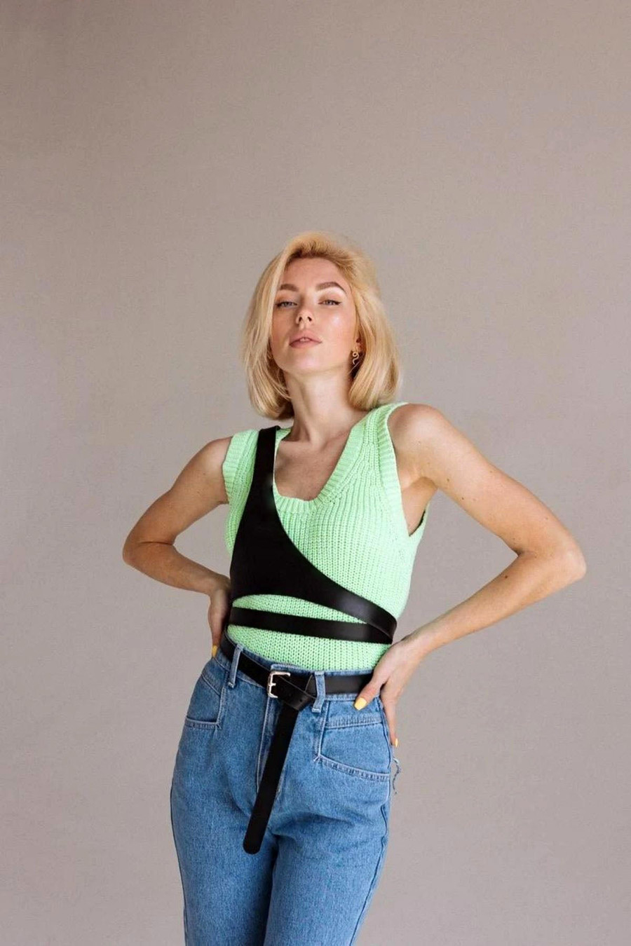 Exquisite BDSM Bondage Harness for Intimate Play