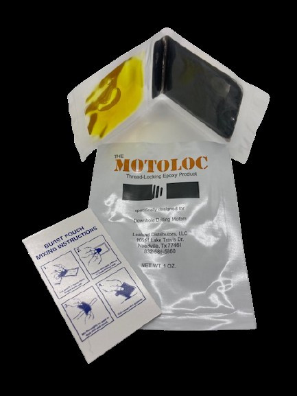 MOTOLOC orange ML-1oz Thread Locking Epoxy package with mixing instructions