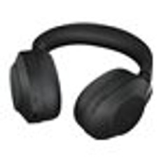 JABRA Evolve2 85 MS Stereo Headset full size Bluetooth wireless wired active noise cancelling 3.5 mm noise isolating black MS Te