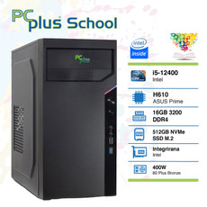 PCPLUS School i5 12400 16GB 512GB SSD Windows 11 PRO EDU (samo za izobraževalne ustanove) namizni računalnik