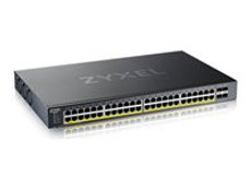 ZYXEL XGS1935-52HP 52 Port Smart Managed PoE Switch 48x Gigabit PoE and 4x10G SFP+ hybrid mode standalone or NebulaFlex Cloud 375W