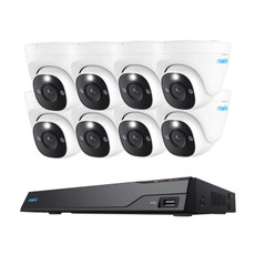 Reolink NVR snemalnik NVS16-12MD8 4K, 12MP, 16 kanalni NVR, 4TB HDD, 8x kamera