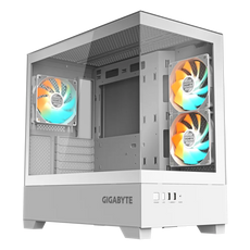 Gigabyte C201 PANORAMIC ICE ATX RGB osvetljeno ohišje, belo