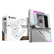 GIGABYTE B650E A STEALTH ICE, DDR5, SATA3, USB3.2Gen2x2, DP, 2.5GbE, WiFi, AM5 ATX