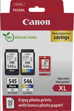 KOMPLET CANON PG-545XL / CL-546XL IN FOTO PAPIR GP-501