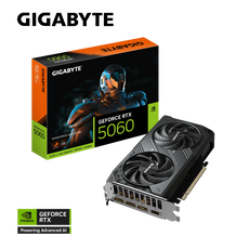 Grafična kartica GIGABYTE GeForce RTX 5060 Windforce MAX OC 8G, 8GB GDDR7, PCI-E 5.0
