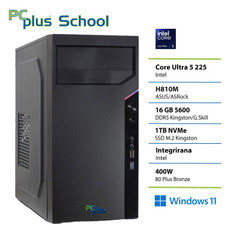 PCPLUS School Ultra 5 225 16GB 1TB Windows 11 PRO EDU (samo za izobraževalne ustanove) namizni računalnik