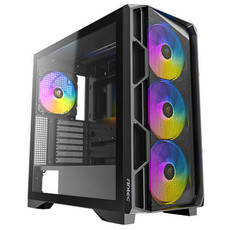 ANTEC AX1000 Midi-ATX ARGB okno gaming črno ohišje