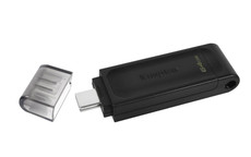 USB C DISK Kingston 64GB DT70, 3.2 Gen1, plastičen, s pokrovčkom