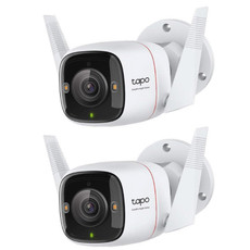 TP-LINK Tapo C310P2 3MP UHD dnevna/nočna IP66 WiFi bela zunanja nadzorna kamera 2 kom
