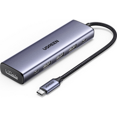Ugreen 5-v-1 USB-C Hub (100 W PD, 4K@60Hz Displayport)