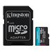 KINGSTON 128GB microSDXC Canvas Go Plus Gen4 200MB/s A2 U3 V30 Card + Adapter
