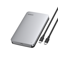 Ugreen 2.5 SATA ohišje za disk srebrn - box