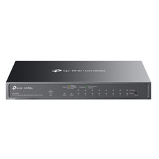 TP-LINK Omada ES210GMP 10-port 8x gigabit PoE+ RJ45 1x Gigabit RJ45 1x Gigabit SFP/RJ45 combo managed mrežno stikalo switch