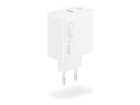 LENOVO Dual USB-C 65W GaN Charger 1Y white