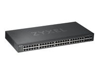 ZYXEL GS1920-48v2 50Port Smart Managed Switch 44x Gig. Copper and 4x Gigabit dual pers. hybrid mode standalone or NebulaFlex Cloud
