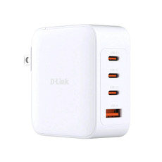 D-link 100W GaN polnilnik DCP-101/E 3x USB-C, 1X USB-A