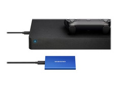 SAMSUNG Portable SSD T7 1TB extern USB 3.2 Gen 2 indigo blue