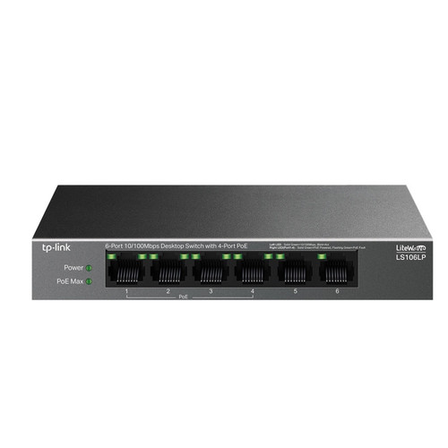 TP-LINK LS106LP 6-port 10/100Mbps 4xPoE 41W mrežno stikalo-switch