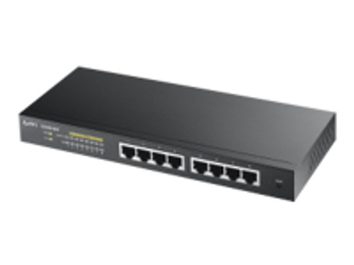 ZYXEL GS1900-8HP 8-port GbE L2 PoE Smart Switch 802.3at desktop fanless 70 Watt