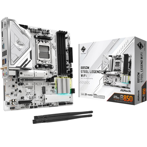 ASROCK B850M Steel Legend WiFi AM5 4xDDR5 mATX osnovna plošča