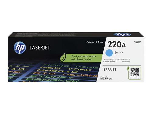 HP 220A Cyan Original LaserJet Toner Cartridge HP 220A Cyan Original LaserJet Toner Cartridge