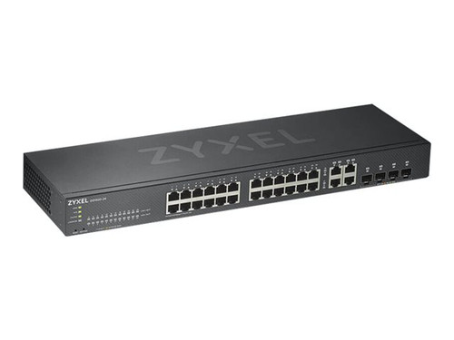 ZYXEL GS1920-24v2 28 Port Smart Managed Switch 24x Gigabit Copper and 4x Gigabit dual pers