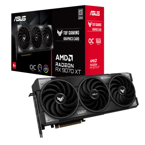 ASUS TUF Gaming Radeon RX 9070 XT GDDR6 OC TUF-RX9070XT-O16G-GAMING grafična kartica