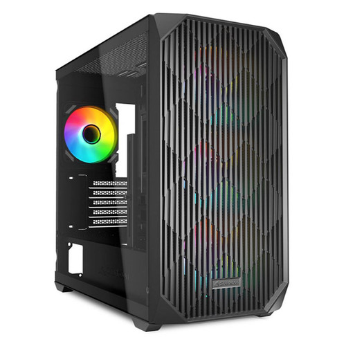 SHARKOON MK3 RGB microATX okno črno ohišje