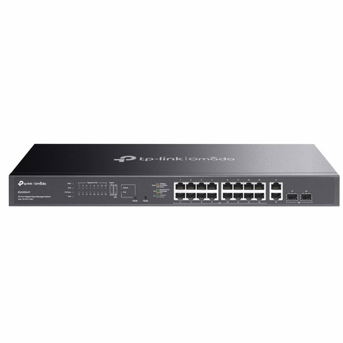 TP-LINK Omada ES220GMP 20-port gigabit 16xPoE+ 2x SFP managed mrežno stikalo-switch