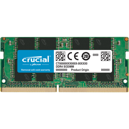  Crucial 32GB DDR4-3200 SODIMM PC4-25600 CL22, 1.2V