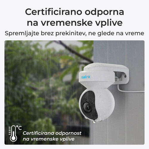 Reolink Ip Kamera E serija E560P 4K, 8MP PTZ, Samodejno sledenje, 3x zoom, barvni nočni vid, POE