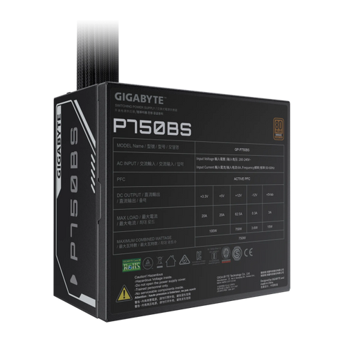 Gigabyte napajalnik P750BS 750W 80 Plus Bronze