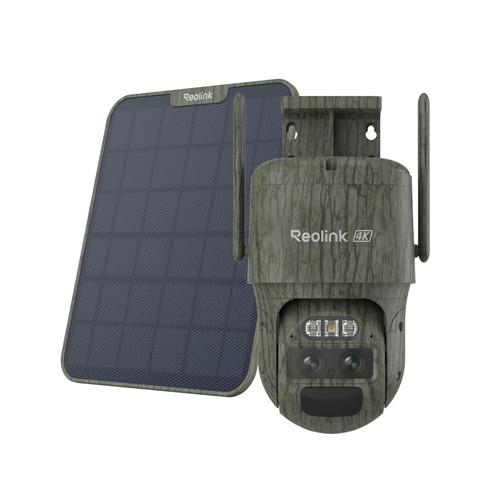 Reolink IP Kamera Trackmix Serija G770 4K, 8MP, 4G LTE, Samodejno sledenje, Baterijska, Maskirna