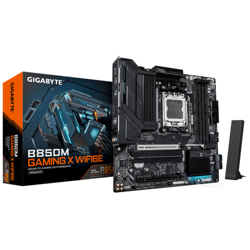 GIGABYTE B850M GAMING X WIFI6E, DDR5, SATA3, USB3.2Gen2, DP, 2.5GbE, WiFi 6E, AM5 mATX