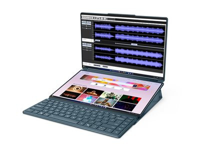 LENOVO Yoga Book 9 Intel Core Ultra 7 255H 2x14inch 2.8K OLED MT 32GB 1TB UMA W11H Tidal Teal 2y SL