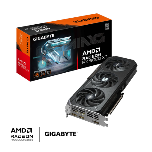 Grafična kartica GIGABYTE Radeon RX 9060 XT GAMING OC 16G, 16GB GDDR6, PCI-E 5.0