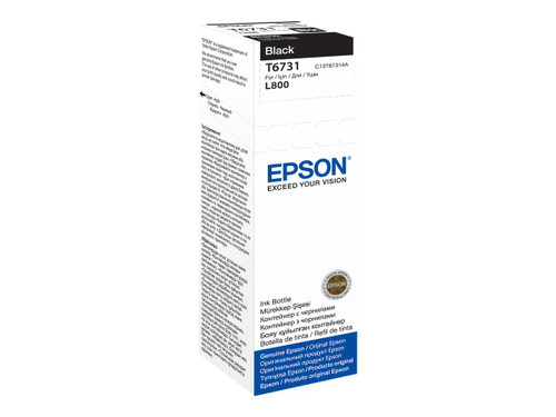 ČRNILO EPSON ČRNO 673 STEKLENIČKA ZA L800, L805, L810, L850, L1800 70ml