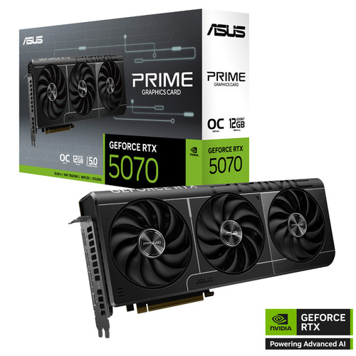 ASUS PRIME GeForce RTX 5070 Ti OC 16GB GDDR7 PRIME-RTX5070TI-O16G grafična kartica