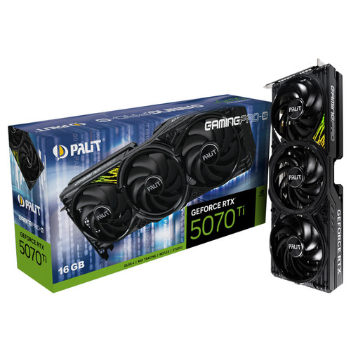 PALIT GamingPro-S GeForce RTX 5070 Ti 16GB GDDR7 ARGB grafična kartica